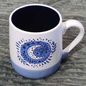 NEW! Dwell Studio Blue Ceramic Mug (Moon)